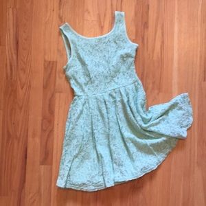 Mint Lace Dress